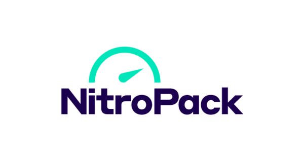 NitroPack logo with a tagline "Blazing Fast Websites"